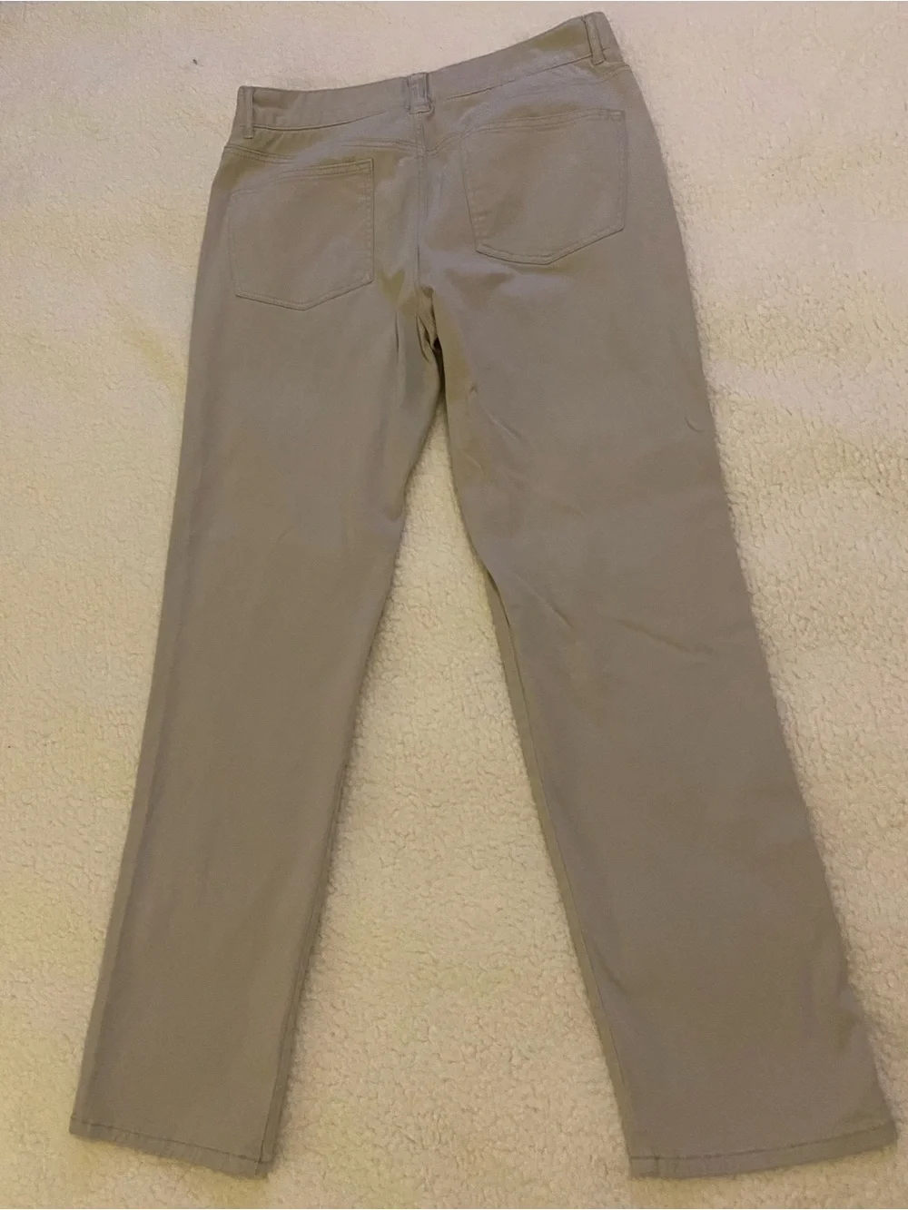 Johnnie O Pants Men’s 34x34 Beige Khaki West Coast Prep Stretch Chino Golf EUC